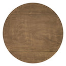 Round Dining Table w/Drop Leaf