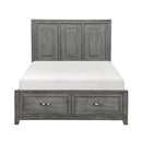 Garretson (3) Queen Platform Bed with Footboard Storage