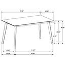 Robbie 5 Pc Counter Height Dining Set - Furniture Now (CA)