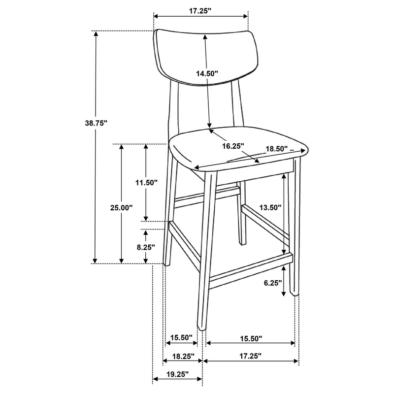 Robbie 5 Pc Counter Height Dining Set - Furniture Now (CA)