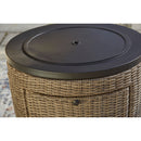 Resin Wicker Fire Pit - Furniture Now (CA)