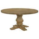 Florence 5-piece Round Dining Table Set Rustic Honey - Furniture Now (CA)