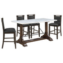 Aldrich 5 Pc Counter Height Dining Set - Furniture Now (CA)