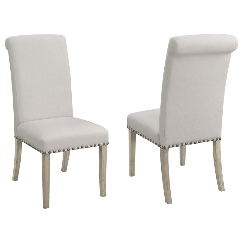 Salem Upholstered Side Chairs Rustic Smoke and Grey (Set of 2) - Furniture Now (CA)