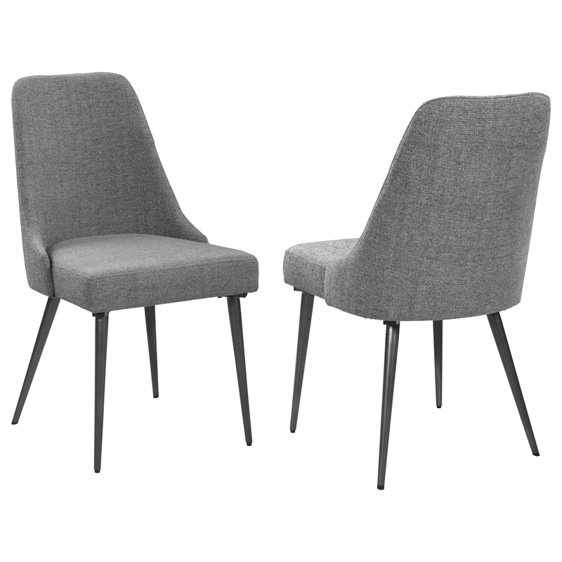 Alan Upholstered Dining Chairs Grey (Set of 2) - Furniture Now (CA)