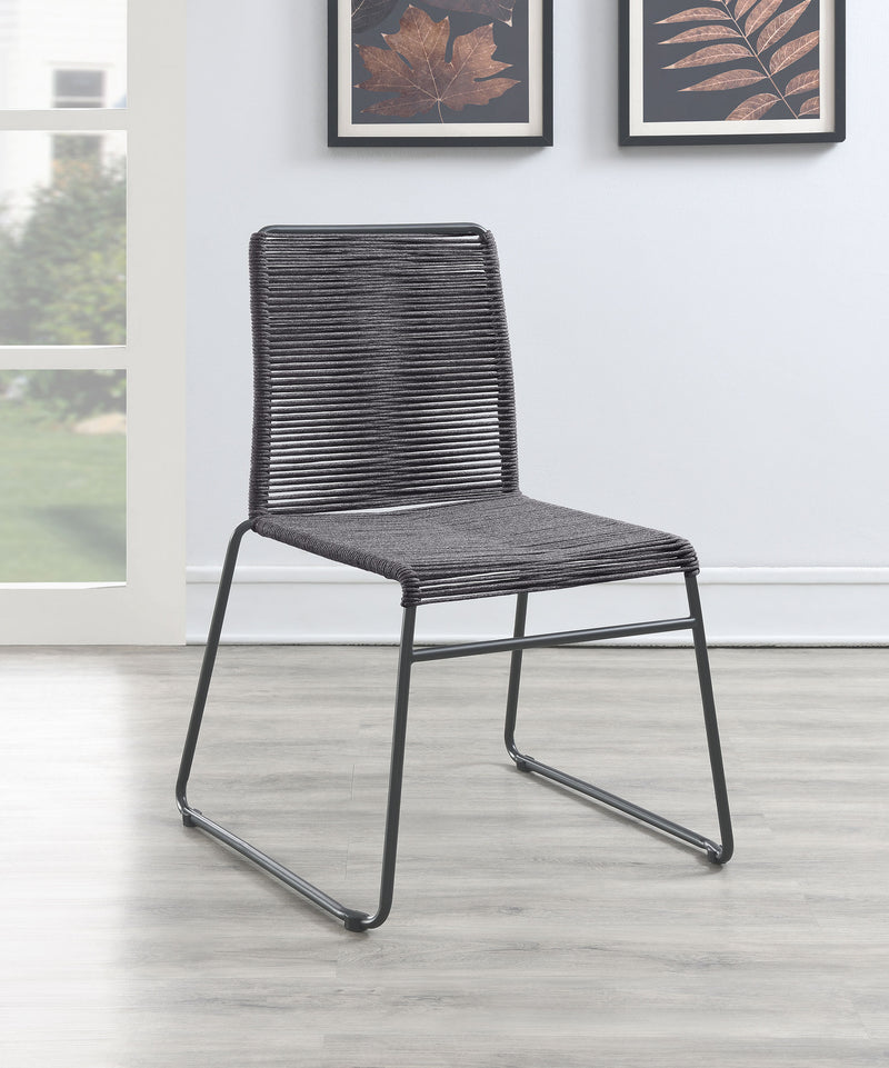 Jerome Upholstered Stackable Side Chairs (Set of 2) - Furniture Now (CA)