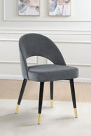 Lindsey Arched Back Upholstered Side Chairs Grey (Set of 2) - Furniture Now (CA)