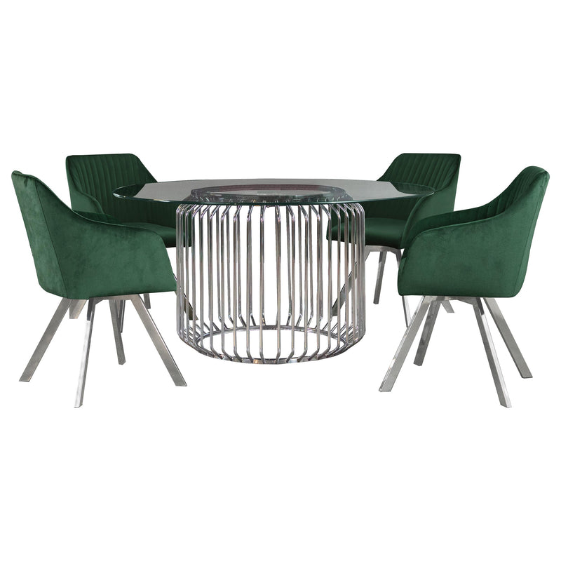 Veena 5 Pc Dining Set - Furniture Now (CA)