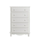 Clementine 5 Drawer Chest in White B1799-9