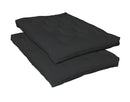 7.5" Deluxe Innerspring Futon Pad Black - Furniture Now (CA)