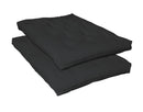7" Deluxe Futon Pad Black - Furniture Now (CA)