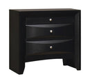 Briana Rectangular 2-drawer Nightstand Black - Furniture Now (CA)