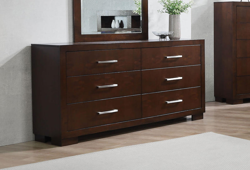 Jessica 6-drawer Dresser Cappuccino - Furniture Now (CA)