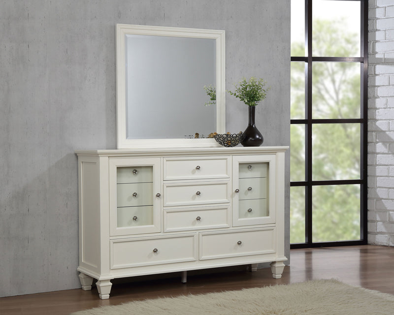 Sandy Beach Dresser With Mirror - Furniture Now (CA)