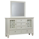 Sandy Beach Dresser With Mirror - Furniture Now (CA)