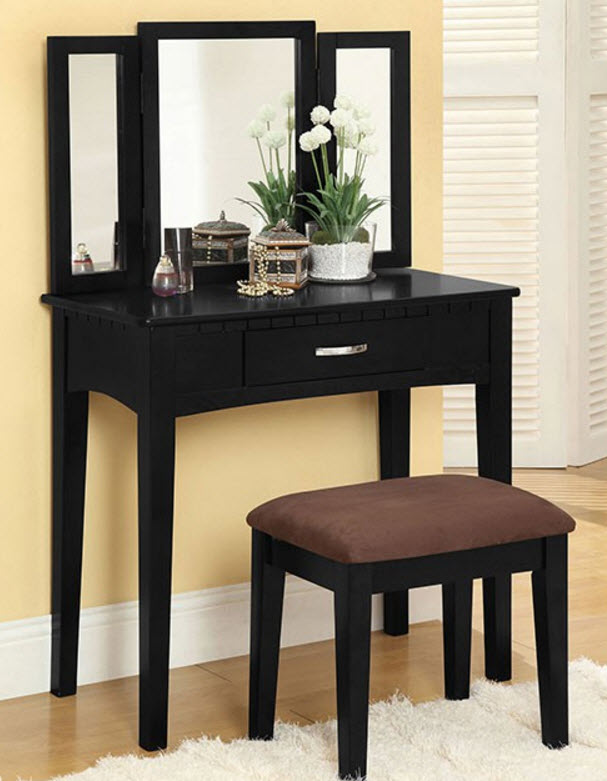 Potterville Espresso Vanity Table