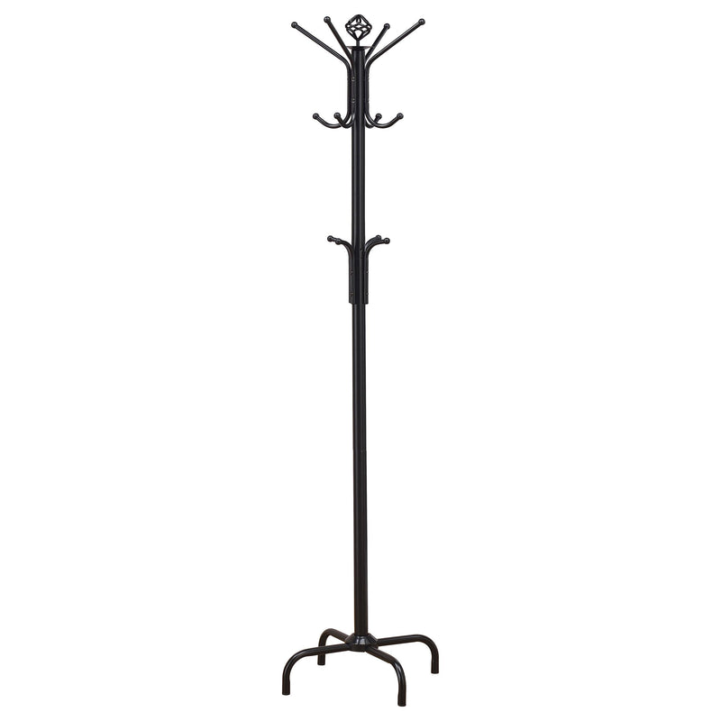 Collier 12-hook Coat Rack Black - Furniture Now (CA)
