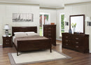 Louis Philippe Panel Bedroom Set with High Headboard - Furniture Now (CA)