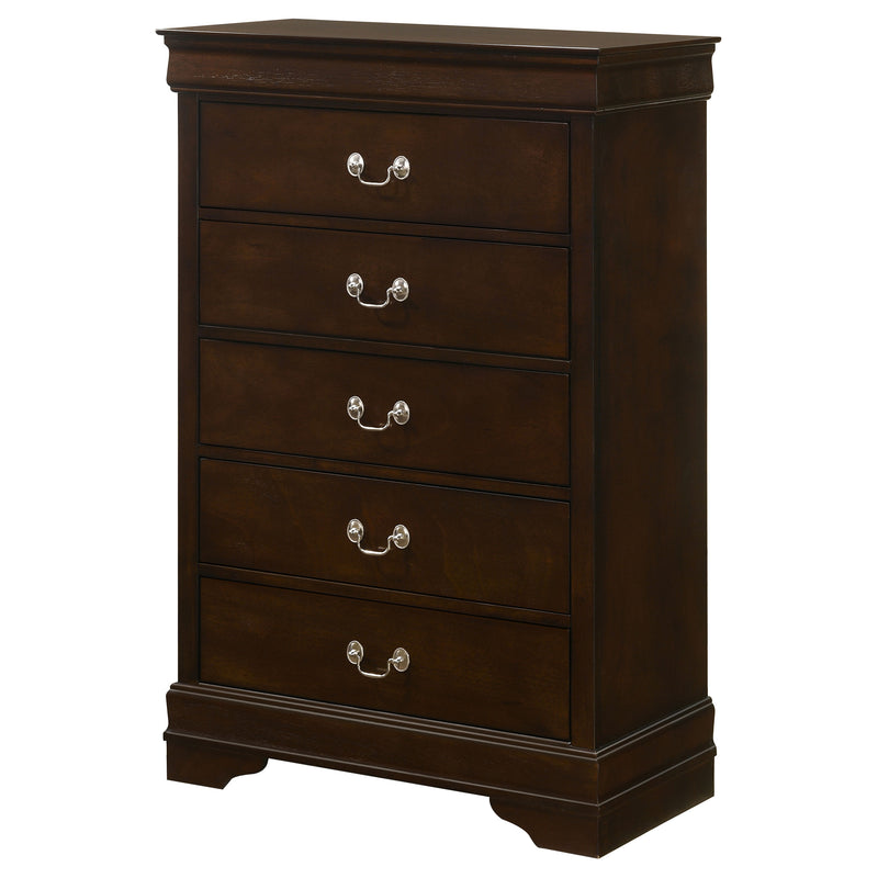 Louis Philippe Chest Brown - Furniture Now (CA)