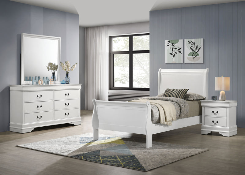 Louis Philippe Bedroom Sets White - Furniture Now (CA)