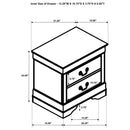 Louis Philippe Nightstands - Furniture Now (CA)