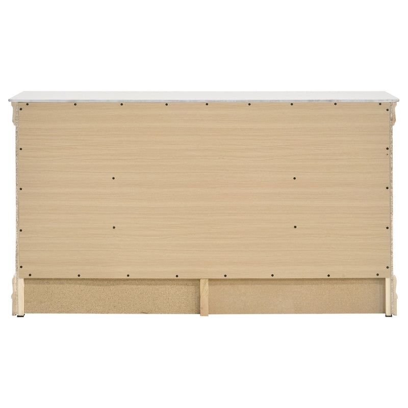 Louis Philippe 6-drawer Dresser White - Furniture Now (CA)
