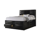 Briana Eastern King Platform Storage Bed Black - Furniture Now (CA)