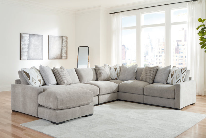 Aslan Court Sectional with Chaise - Furniture Now (CA)