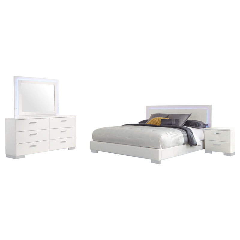 Felicity Bedroom Set White - Furniture Now (CA)