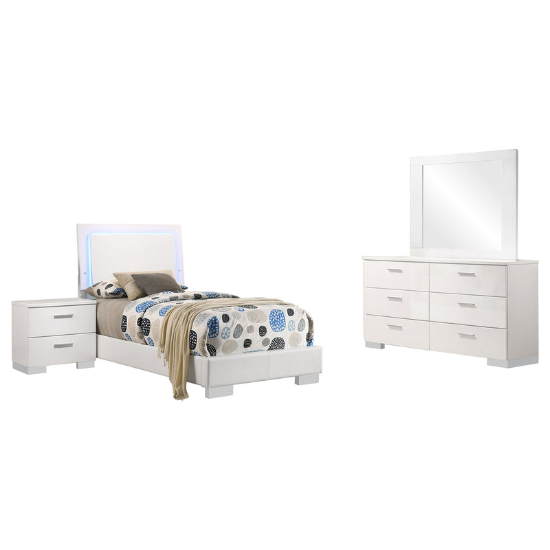 Felicity Bedroom Set White - Furniture Now (CA)