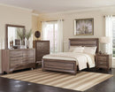 Kauffman Bedroom Set with High Straight Headboard - Furniture Now (CA)