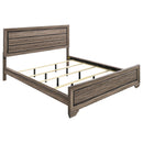 Kauffman California King, E.king, & Queen Panel Bed Washed Taupe - Furniture Now (CA)
