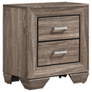 Kauffman 2-drawer Nightstand Washed Taupe - Furniture Now (CA)