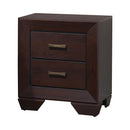 Kauffman 2-drawer Nightstand Dark Cocoa - Furniture Now (CA)