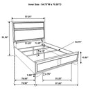 Miranda 4 Pc Bedroom Set - Furniture Now (CA)