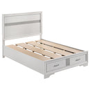 Miranda Full & Twin Storage Bed White - Furniture Now (CA)