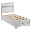 Miranda Full & Twin Storage Bed White - Furniture Now (CA)