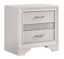 Miranda 2-drawer Nightstand Tray White - Furniture Now (CA)