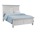 Franco Eastern King & Queen Panel Bed Antique White & Oak - Furniture Now (CA)