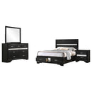 Miranda Bedroom Sets Black - Furniture Now (CA)