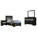 Miranda Bedroom Sets Black - Furniture Now (CA)