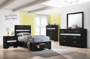 Miranda Bedroom Sets Black - Furniture Now (CA)
