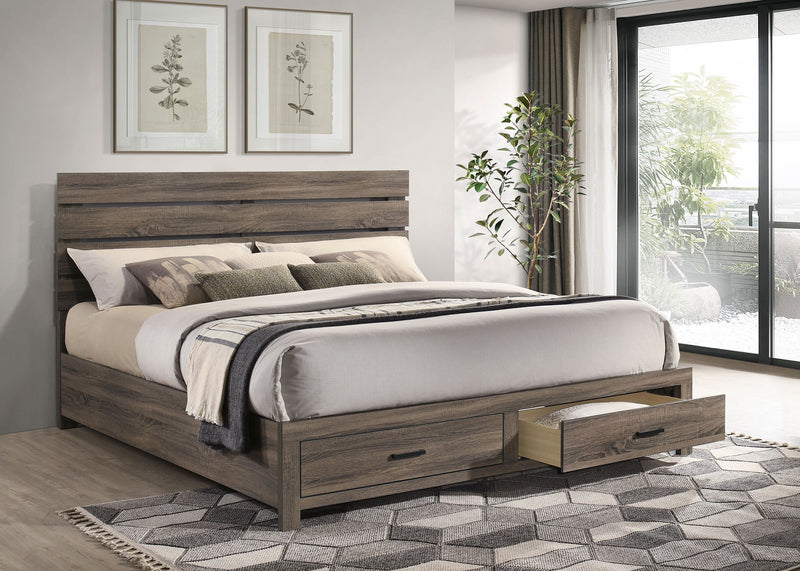 Brantford Wood Storage Panel Bed - Furniture Now (CA)