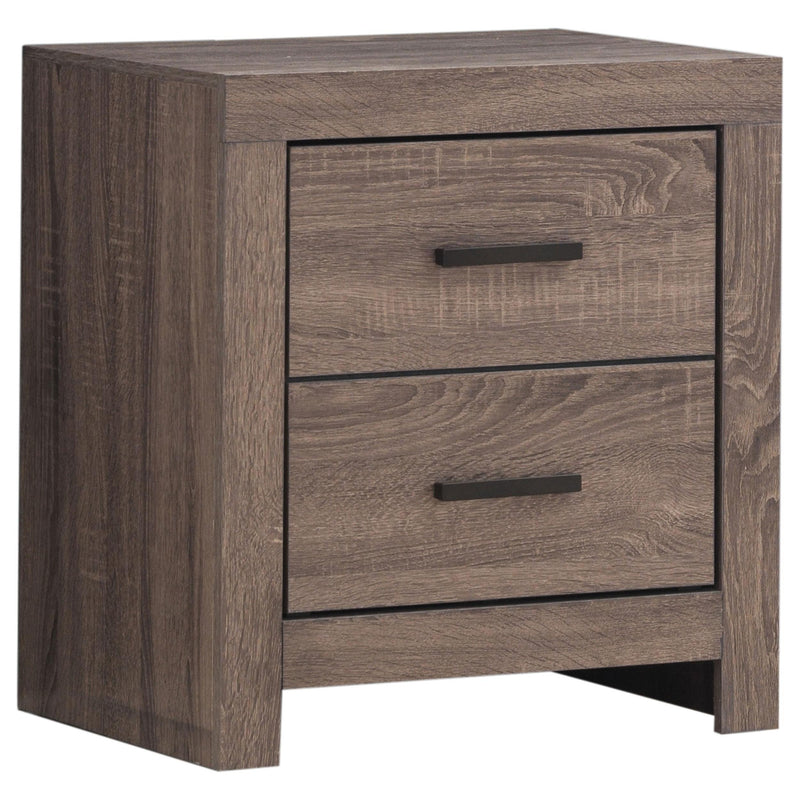 Brantford 2-drawer Nightstand Barrel Oak - Furniture Now (CA)