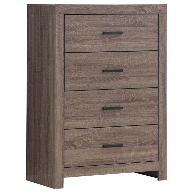 Brantford 4-drawer Chest Barrel Oak - Furniture Now (CA)