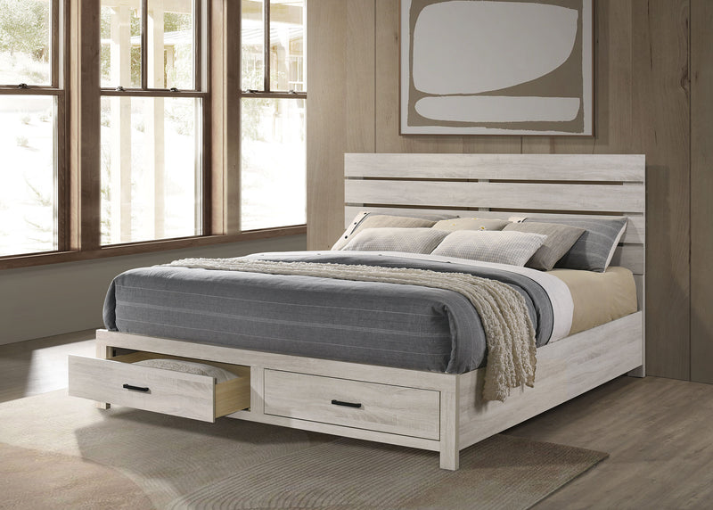 Brantford Wood Storage Panel Bed - Furniture Now (CA)