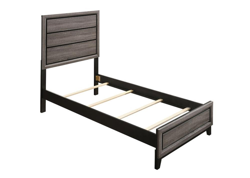 Watson Full & Twin Panel Bed Grey Oak - Furniture Now (CA)