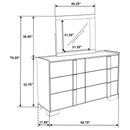 Hyland Dresser With Mirror - Furniture Now (CA)