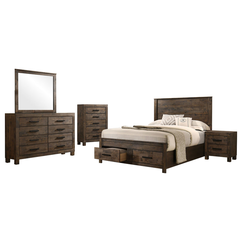 Woodmont 4 & 5 Piece E.King, Queen, & Cal;.King Bedroom Sets - Furniture Now (CA)
