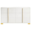 Marceline Bedroom Sets White & Black 4 & 5 Piece - Furniture Now (CA)